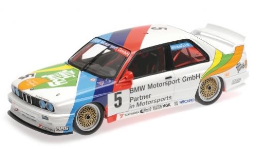 Bmw M3 1/18 Minichamps (E30) No.5 M-Team Schnitzer Mr. Juicy Macau Guia Race 1990 J.Winkelhock diecast model cars