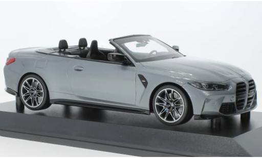 Bmw M4 1/18 Minichamps Cabriolet metallise grau 2020 1:18 diecast model cars