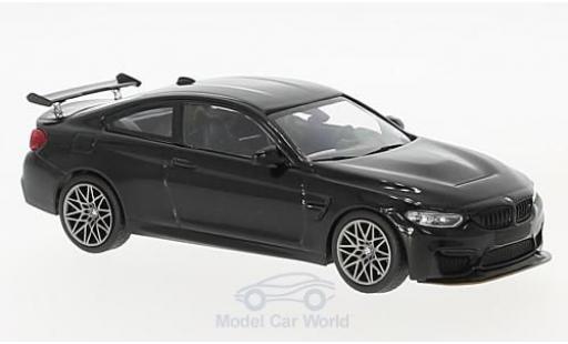 Bmw M4 1/43 Minichamps (F82) GTS metallic black 2016 mit greyen Felgen diecast model cars