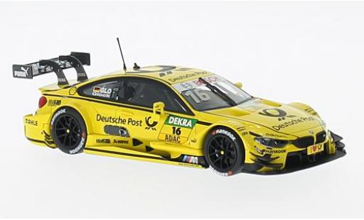Diecast model cars Bmw M4 1/43 Minichamps (F82) No.16 Team MTEK Deutsche Post DTM 2015 T.Glock Bmw M4 1/43 Minichamps (F82) No.16 Team MTEK Deutsche Post DTM 2015 T.Glock diecast model cars