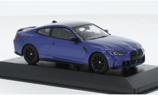 Bmw M4 1/43 Minichamps metallise blau 2020 1:43 diecast model cars
