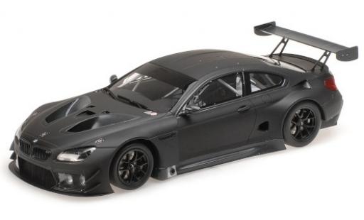 Bmw M6 1/18 Minichamps GT3 matt-black 2016 Plain Body Version diecast model cars
