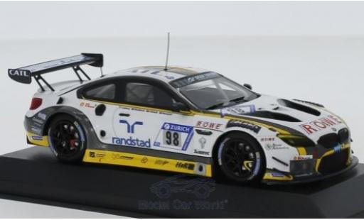 Bmw M6 1/43 Minichamps GT3 No.18 ROWE Racing 24h Nürburgring 2018 N.Catsburg/R.Westbrook/C.Edwards/S.Blomqvist diecast model cars