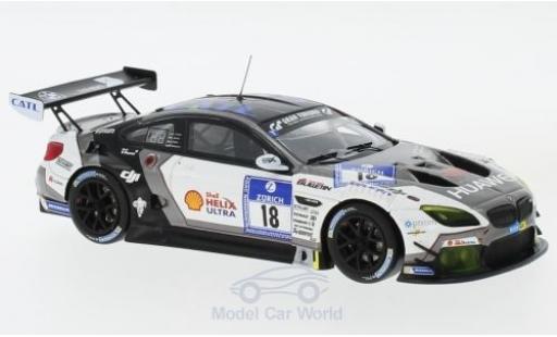 Bmw M6 1/43 Minichamps GT3 No.18 Schubert Motorsport 24h Nürburgring 2016 A.Farfus/J.Krohn/J.Müller/M.Wittmann diecast model cars