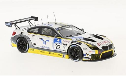 Bmw M6 1/43 Minichamps GT3 No.22 Rowe Racing 24h N&uuml;rburgring 2016 1:43 diecast model cars