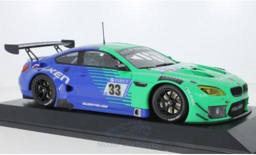 Bmw M6 1/18 Minichamps GT3 No.33 Falken Motorsports Falken 24h Nürburgring 2018 P.Dumbreck/S.Dusseldorp/A.Imperatori/J.Klingmann diecast model cars