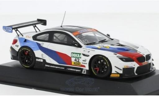 Diecast model cars Bmw M6 1/43 Minichamps GT3 No.42 Schnitzer Motorsport ADAC GT Masters 2018 M.Jensen/T.Scheider Bmw M6 1/43 Minichamps GT3 No.42 Schnitzer Motorsport ADAC GT Masters 2018 M.Jensen/T.Scheider diecast model cars