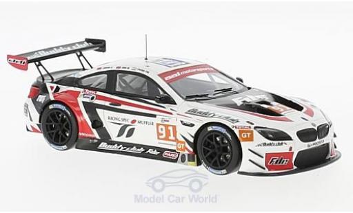 Bmw M6 1/43 Minichamps GT3 No.91 Aai Racing Team Asian Le Mans 2016 J.S.Chen/O.Millroy/P.Eng diecast model cars
