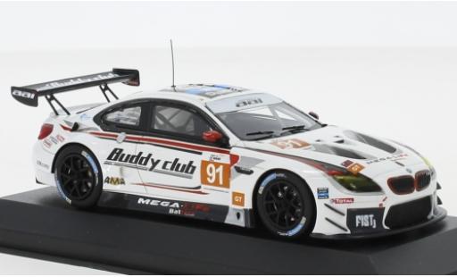 Bmw M6 1/43 Minichamps GT3 No.91 Team AAI Asian Le Mans 2018 J.S.Chen/J.Krohn/C.Mostert diecast model cars