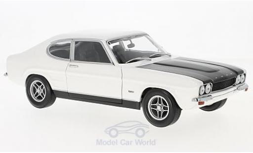 Diecast model cars Ford Capri 1/18 Minichamps MKI RS 2600 white/black 1970 Ford Capri 1/18 Minichamps MKI RS 2600 white/black 1970 diecast model cars