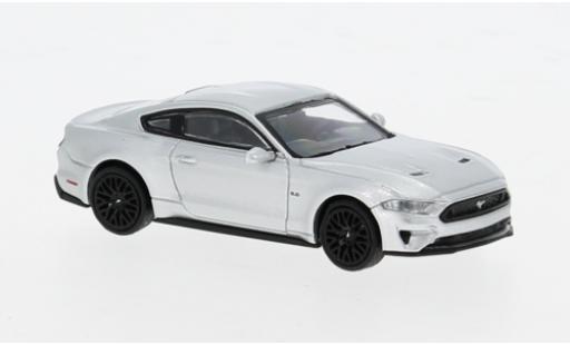 Diecast model cars Ford Mustang 1/87 Minichamps GT silber 2018 1:87 Ford Mustang 1/87 Minichamps GT silber 2018 1:87 diecast model cars