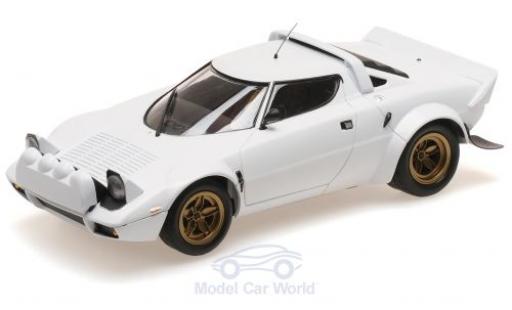 Diecast model cars Lancia Stratos 1/18 Minichamps white 1974 Lancia Stratos 1/18 Minichamps white 1974 diecast model cars