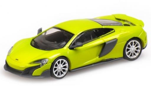 Diecast model cars McLaren 675 1/87 Minichamps LT green 2016 McLaren 675 1/87 Minichamps LT green 2016 diecast model cars