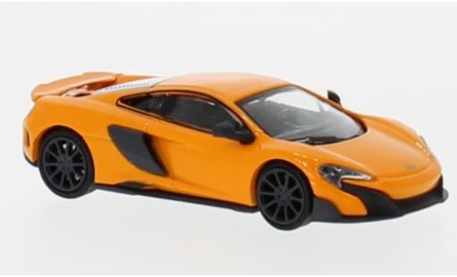 Diecast model cars McLaren 675 1/87 Minichamps LT orange McLaren 675 1/87 Minichamps LT orange diecast model cars