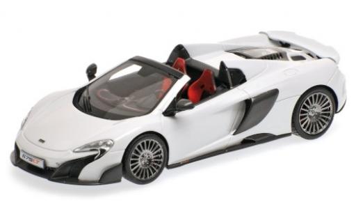 Diecast model cars McLaren 675 1/43 Minichamps LT Spider white 2015 McLaren 675 1/43 Minichamps LT Spider white 2015 diecast model cars
