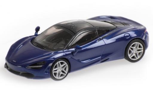 Diecast model cars McLaren 720 1/87 Minichamps S blue McLaren 720 1/87 Minichamps S blue diecast model cars