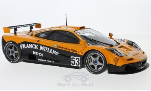 Diecast model cars McLaren F1 1/18 Minichamps GTR No.53 Kokusai Kaihatsu Racing 24h Le Mans 1996 F.Giroix/M.S.Sala/J.D.Deletraz ohne Vitrine McLaren F1 1/18 Minichamps GTR No.53 Kokusai Kaihatsu Racing 24h Le Mans 1996 F.Giroix/M.S.Sala/J.D.Deletraz ohne Vitrine diecast model cars
