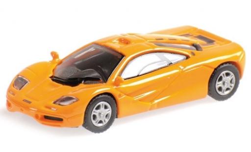Diecast model cars McLaren F1 1/87 Minichamps Roadcar orange 1994 McLaren F1 1/87 Minichamps Roadcar orange 1994 diecast model cars