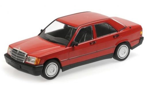 Diecast model cars Mercedes 190 1/18 Minichamps E (W201) red 1982 Mercedes 190 1/18 Minichamps E (W201) red 1982 diecast model cars