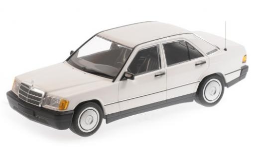 Diecast model cars Mercedes 190 1/18 Minichamps E (W201) white 1982 Mercedes 190 1/18 Minichamps E (W201) white 1982 diecast model cars
