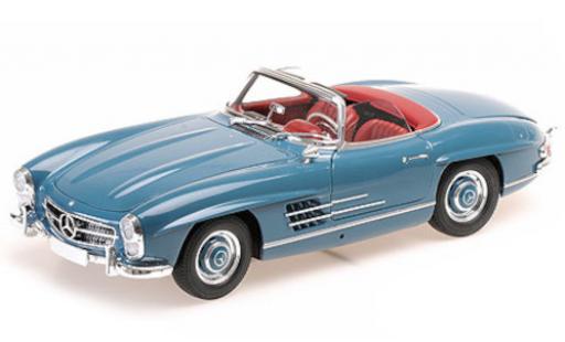Mercedes 300 1/18 Minichamps SL Roadster (W198) blue 1957 diecast model cars