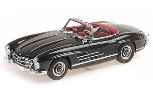 Mercedes 300 1/18 Minichamps SL Roadster (W198) black 1957 diecast model cars