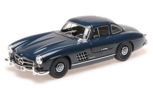 Mercedes 300 1/18 Minichamps SL (W198) blue 1955 diecast model cars
