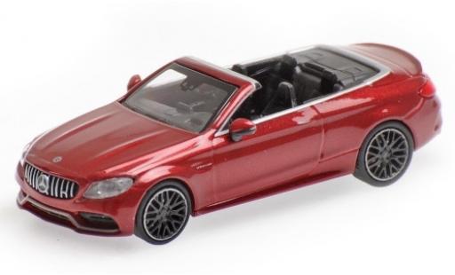 Diecast model cars Mercedes Classe C 1/87 Minichamps AMG C63 Cabriolet (A205) metallic red 2019 Mercedes Classe C 1/87 Minichamps AMG C63 Cabriolet (A205) metallic red 2019 diecast model cars