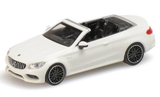 Diecast model cars Mercedes Classe C 1/87 Minichamps AMG C63 Cabriolet (A205) white 2019 Mercedes Classe C 1/87 Minichamps AMG C63 Cabriolet (A205) white 2019 diecast model cars