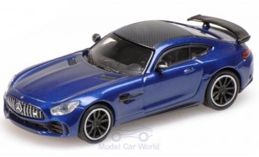 Diecast model cars Mercedes AMG GT 1/87 Minichamps R metallic blue 2017 Mercedes AMG GT 1/87 Minichamps R metallic blue 2017 diecast model cars