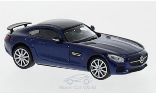Diecast model cars Mercedes AMG GT 1/87 Minichamps S metallic blue 2015 Mercedes AMG GT 1/87 Minichamps S metallic blue 2015 diecast model cars