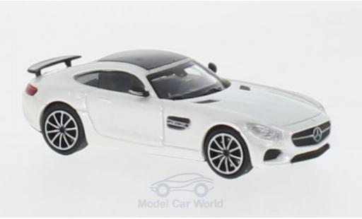 Diecast model cars Mercedes AMG GT 1/87 Minichamps S metallic white 2015 Mercedes AMG GT 1/87 Minichamps S metallic white 2015 diecast model cars