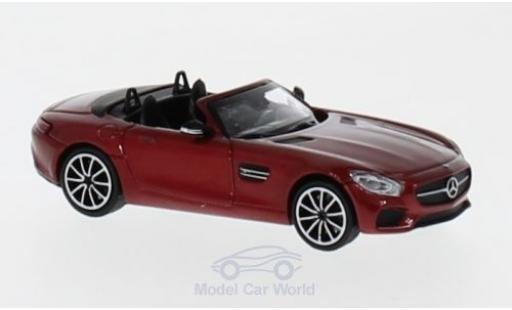 Diecast model cars Mercedes AMG GT 1/87 Minichamps S Roadster metallic red 2017 Mercedes AMG GT 1/87 Minichamps S Roadster metallic red 2017 diecast model cars