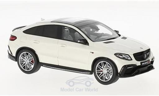 Mercedes Classe E 1/43 Minichamps Brabus 850 4x4 Coupe white 2016 Basis GLE 63 S diecast model cars