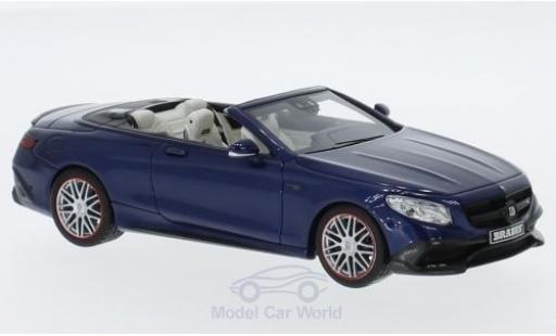 Diecast model cars Mercedes Classe S 1/43 Minichamps Brabus 850 metallic blue 2016 Basis AMG S 63 Cabriolet Mercedes Classe S 1/43 Minichamps Brabus 850 metallic blue 2016 Basis AMG S 63 Cabriolet diecast model cars