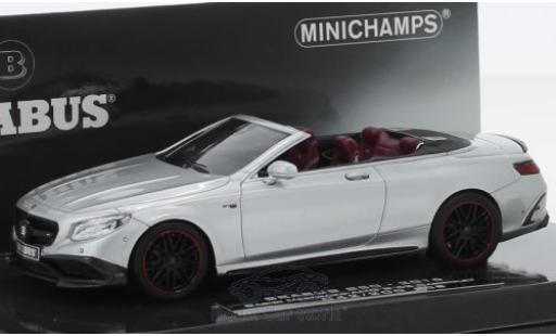 Diecast model cars Mercedes Classe S 1/43 Minichamps Brabus 850 grey 2016 Basis AMG S 63 Cabriolet Mercedes Classe S 1/43 Minichamps Brabus 850 grey 2016 Basis AMG S 63 Cabriolet diecast model cars