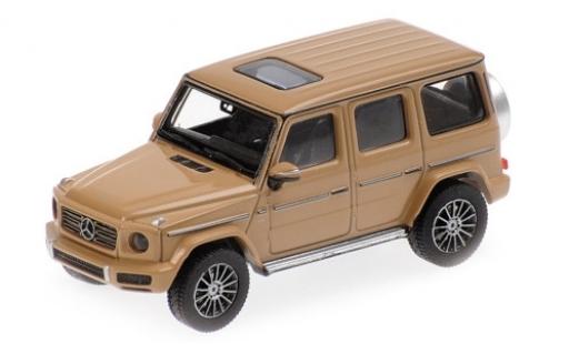 Diecast model cars Mercedes Classe G 1/87 Minichamps G500 (W463) beige 2018 Mercedes Classe G 1/87 Minichamps G500 (W463) beige 2018 diecast model cars
