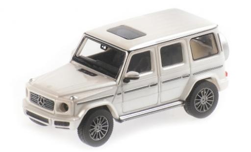 Diecast model cars Mercedes Classe G 1/87 Minichamps G500 (W463) metallic white 2018 Mercedes Classe G 1/87 Minichamps G500 (W463) metallic white 2018 diecast model cars
