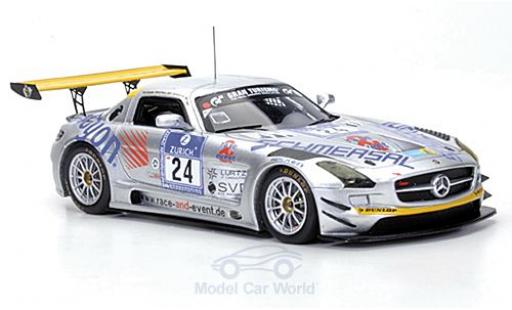 Mercedes SLS 1/43 Minichamps AMG GT3 No.24 Race & Event 24h Nürburgring 2011 Tiger/Geulen/Schmersal/Frers diecast model cars