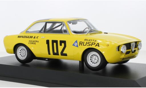 Alfa Romeo GT 1/18 Minichamps A 1300 No.102 Monzeglio Squadra Corse Targa Florio 1971 diecast model cars