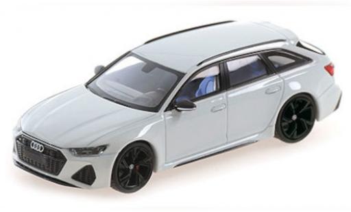 Diecast model cars Audi RS6 1/43 Minichamps Avant (C8) metallic white 2019 Audi RS6 1/43 Minichamps Avant (C8) metallic white 2019 diecast model cars