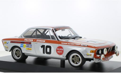 Diecast model cars Bmw 2800 1/18 Minichamps CS No.10 24h Spa 1972 Bmw 2800 1/18 Minichamps CS No.10 24h Spa 1972 diecast model cars