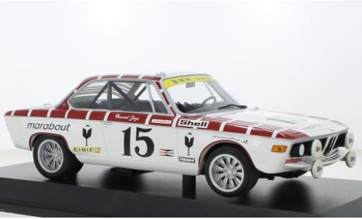 Diecast model cars Bmw 2800 1/18 Minichamps CS No.15 Racing Team Marabout 24h Spa 1972 Bmw 2800 1/18 Minichamps CS No.15 Racing Team Marabout 24h Spa 1972 diecast model cars