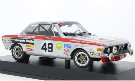 Diecast model cars Bmw 2800 1/18 Minichamps CS No.49 Team Schnitzer-Motul 24h Spa 1972 Bmw 2800 1/18 Minichamps CS No.49 Team Schnitzer-Motul 24h Spa 1972 diecast model cars