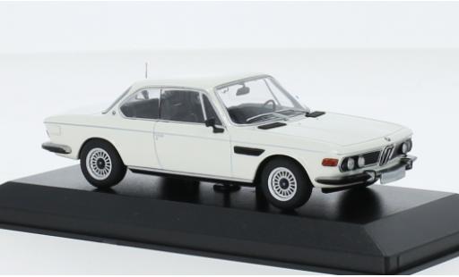 Bmw 3.0 1/43 Minichamps CS white 1969 diecast model cars