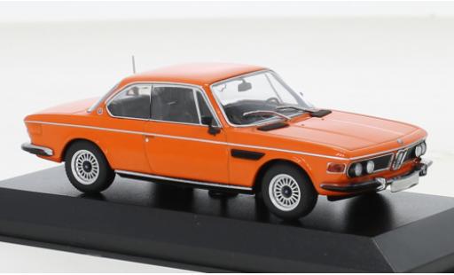 Bmw 3.0 1/43 Minichamps CS orange 1969 diecast model cars