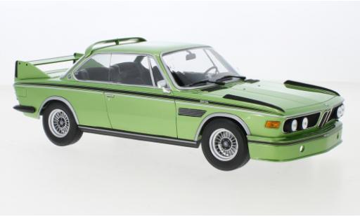 Bmw 3.0 1/18 Minichamps CSL metallise green 1973 diecast model cars