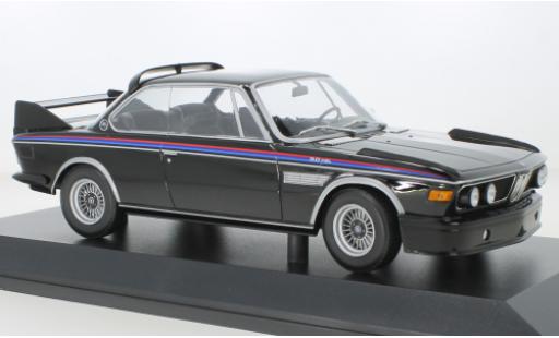 Bmw 3.0 1/18 Minichamps CSL black 1973 diecast model cars