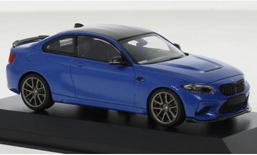 Bmw M2 1/43 Minichamps CS blue 2020 diecast model cars