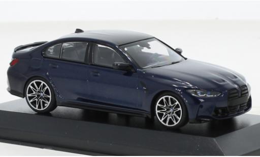 Diecast model cars Bmw M3 1/43 Minichamps Competition (G80) metallise blue 2020 Bmw M3 1/43 Minichamps Competition (G80) metallise blue 2020 diecast model cars